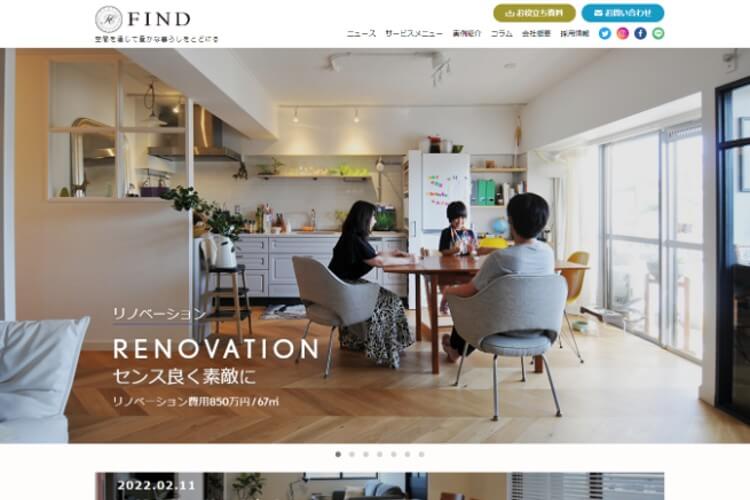 株式会社FIND　Find Co., Ltd.のキャプチャ画像