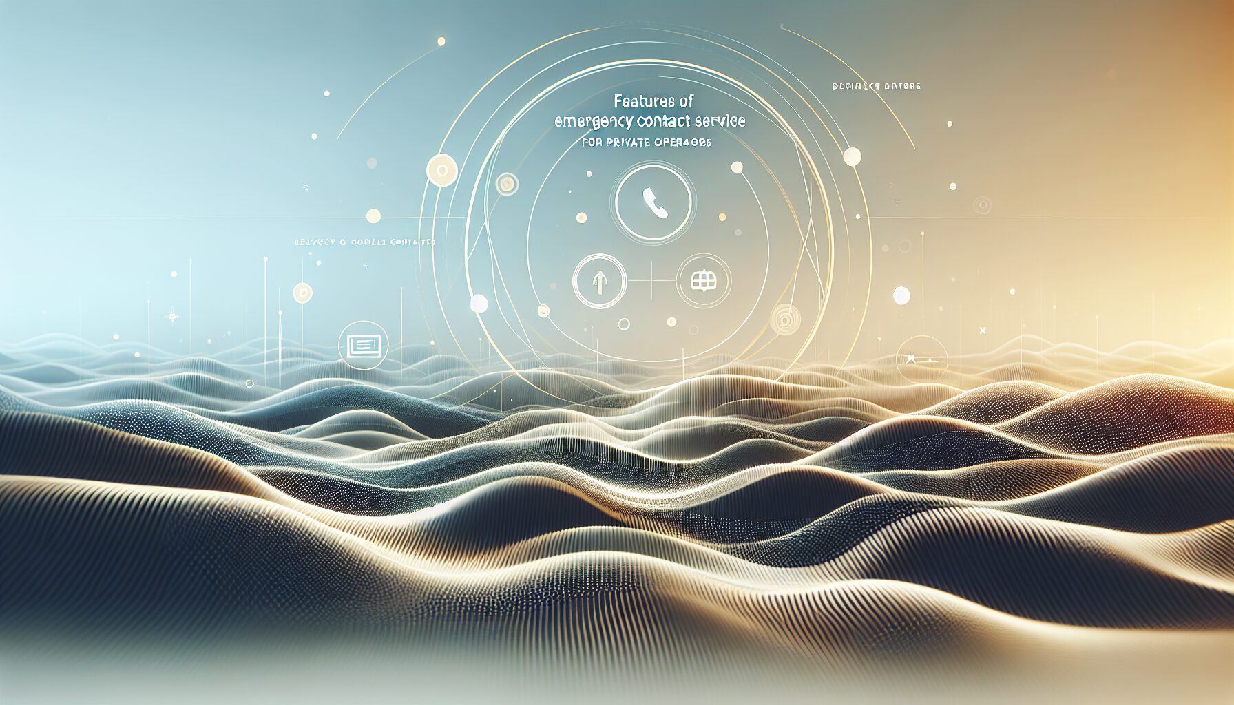 民間事業者の緊急連絡先代行サービスの特徴