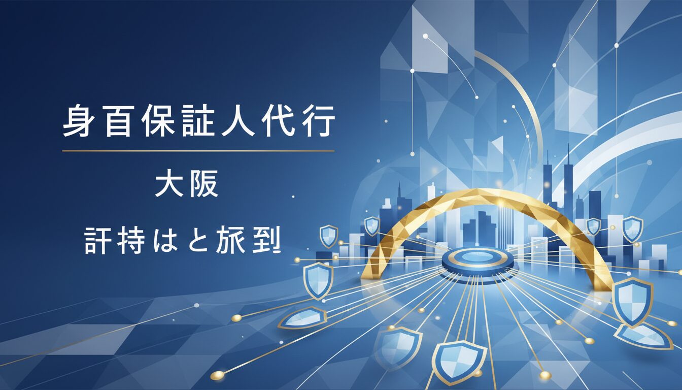 大阪の身元保証人代行とは?基本的な仕組みと役割