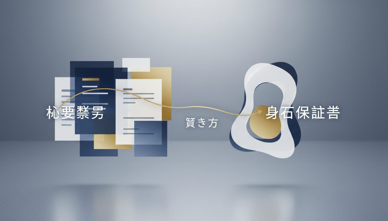 必要書類と身元保証書の書き方