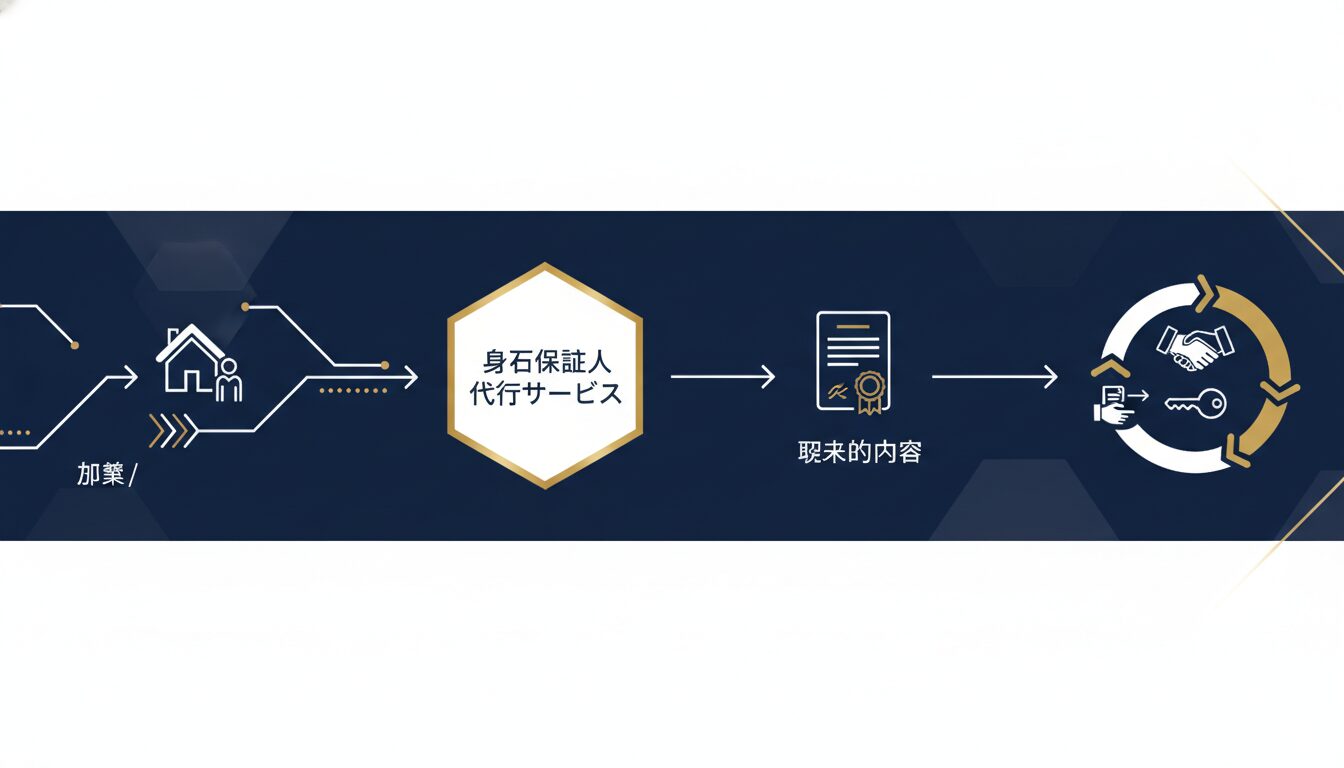 身元保証人代行サービスの具体的な内容と流れ