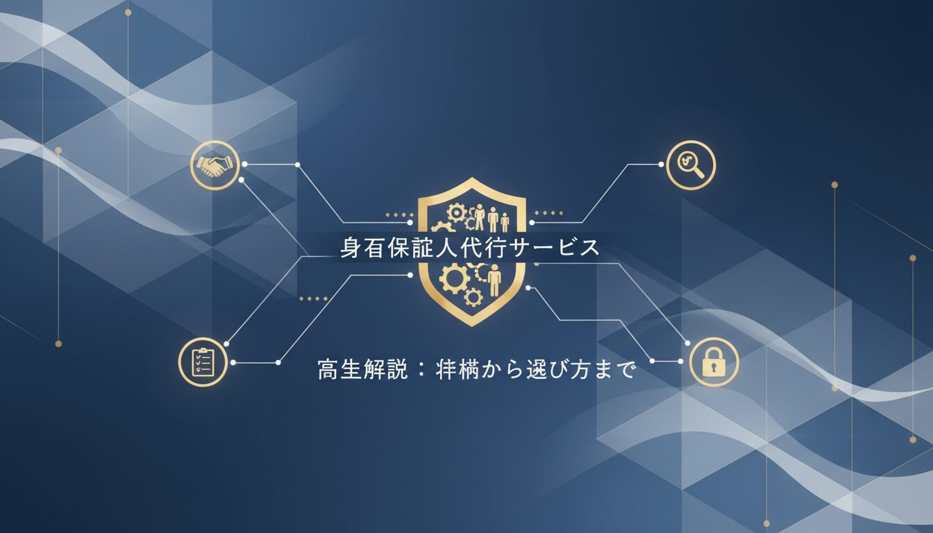 身元保証人代行サービス完全解説:仕組みから選び方まで