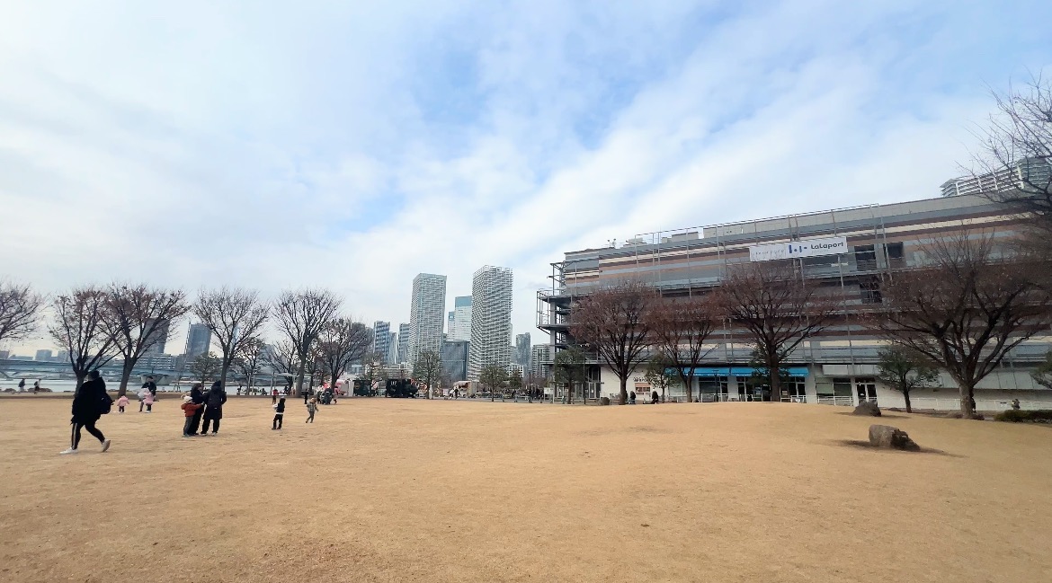 実際に撮影した豊洲公園の写真