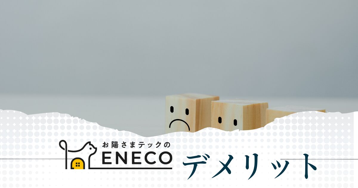 えねこを利用するデメリット